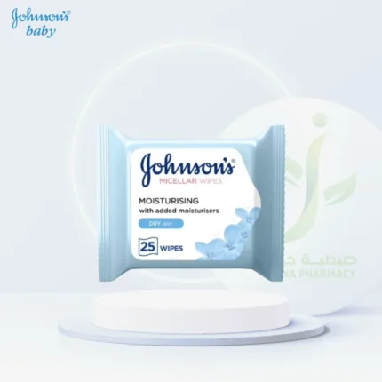 Johnson's Wipes Moisturizing Dry 25's Blue