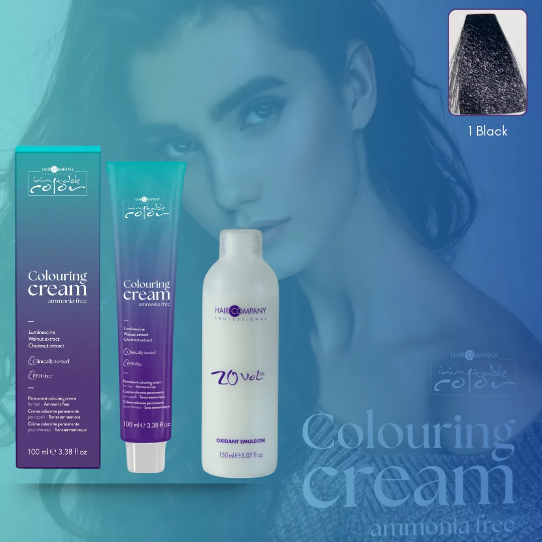 1-1.png Hair Company inimitable color ammonia free 1+ 20 Vol. (6%) Oxidant Emulsion - Image 1