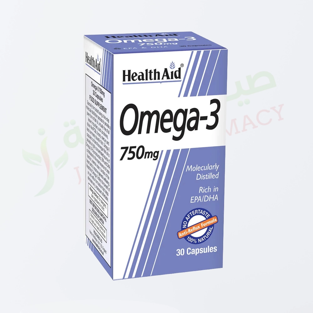 100104.webp HealthAid Omega 3 Cap 750mg 30's - Image 1
