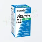 HealthAid Vit D3 5000 Iu Cap 30's