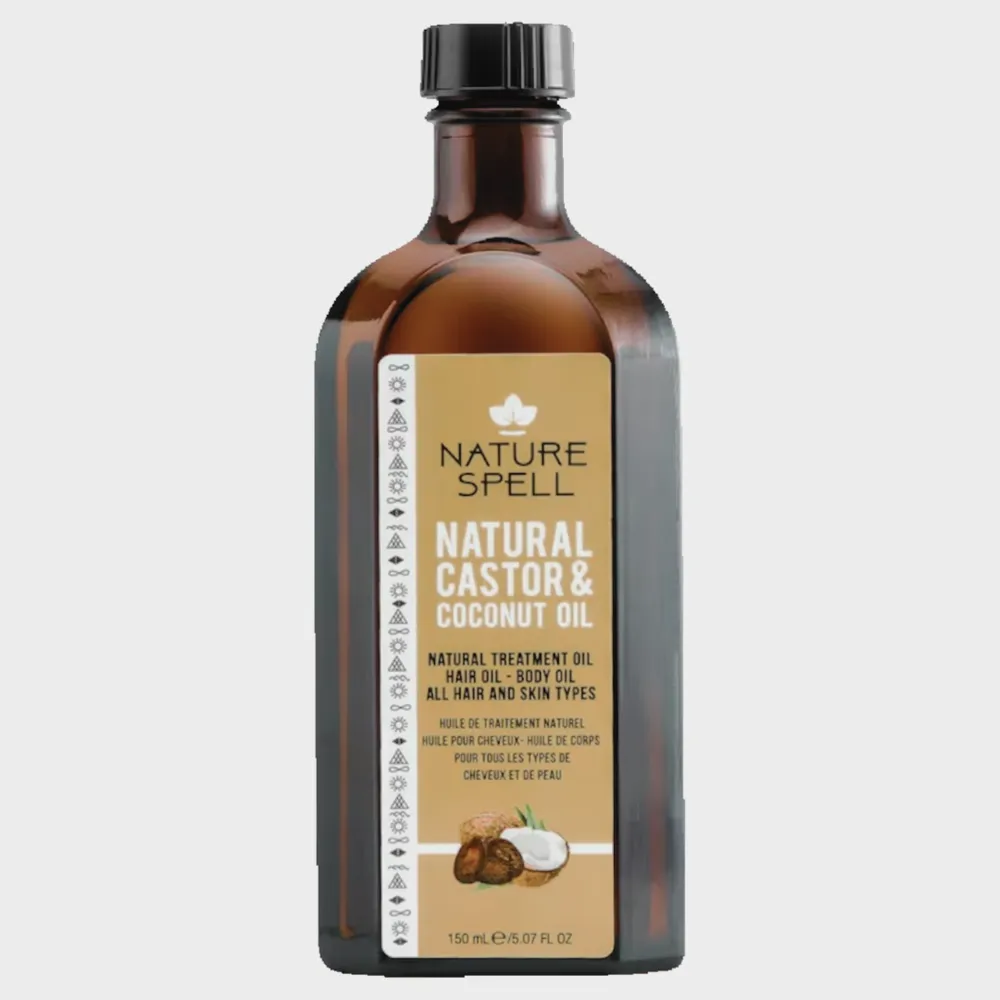 100429-1.webp Nature Spell Castor & Coconut Oil for Hair & Body 150ml - Image 1