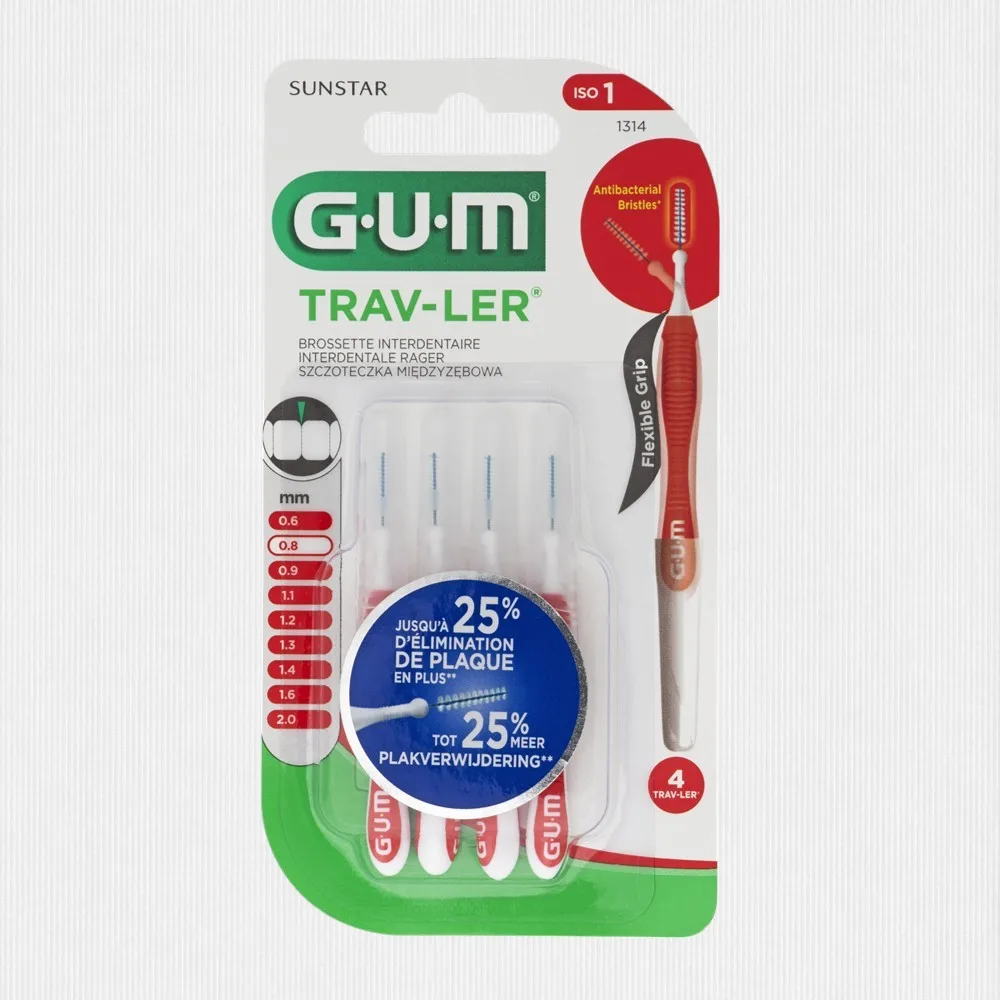 101709-1.jpg Gum 1314 Trav-Ler Brush 0.8mm - Image 1