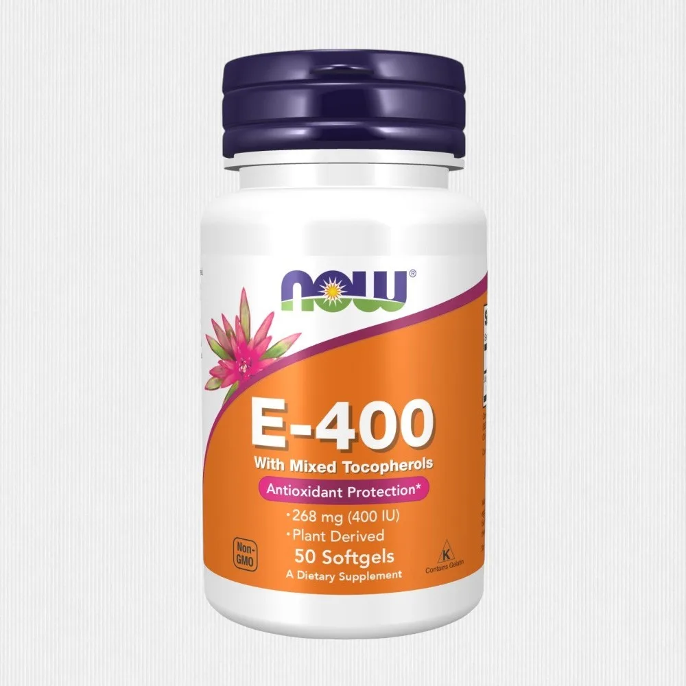 101810-1.jpg Now E-400 Iu, 50 Softgels - Image 1