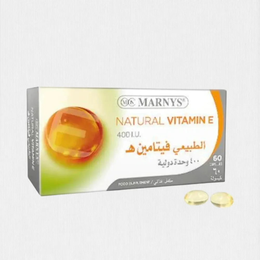101994-1.webp Marnys Natural Vitamin E 400 IU capsules - Image 1