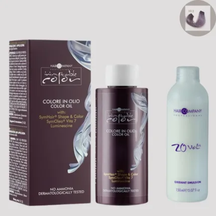 Hair Company Inimitable Color Oil 10.2 Platinum Amethyst 100 ml + 20 Vol. (6%) Oxidant Emulsion