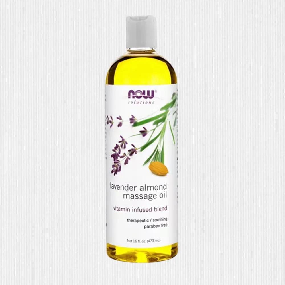 102188-1.jpg Now Massage Oil Lavender Almond 473ml - Image 1
