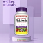 Webber Naturals Melatonin 5mg Timed Release 60 tabs
