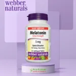 Webber Naturals Melatonin 5mg Quick Dissolve 60tabs