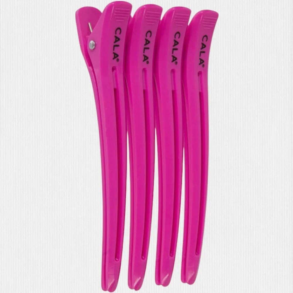 103142-1.jpg Cala Hair Clips Duck Pink 66224 - Image 1