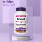 Webber Naturals Folic Acid 1 Mg