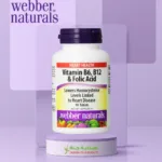 Webber Naturals B6 + B12 50 Mg/125mcg