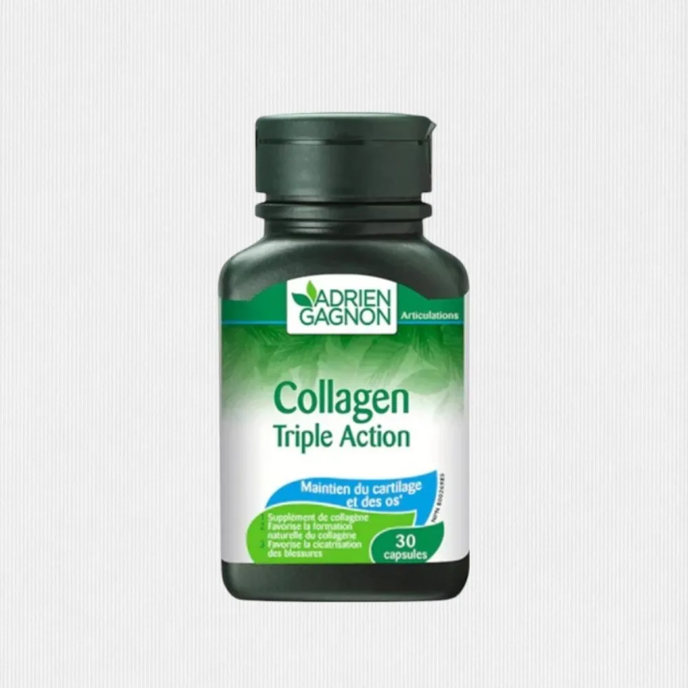 104095-1.webp Adrien Ga Collagen Triple Action Cap 30 'S - Image 1