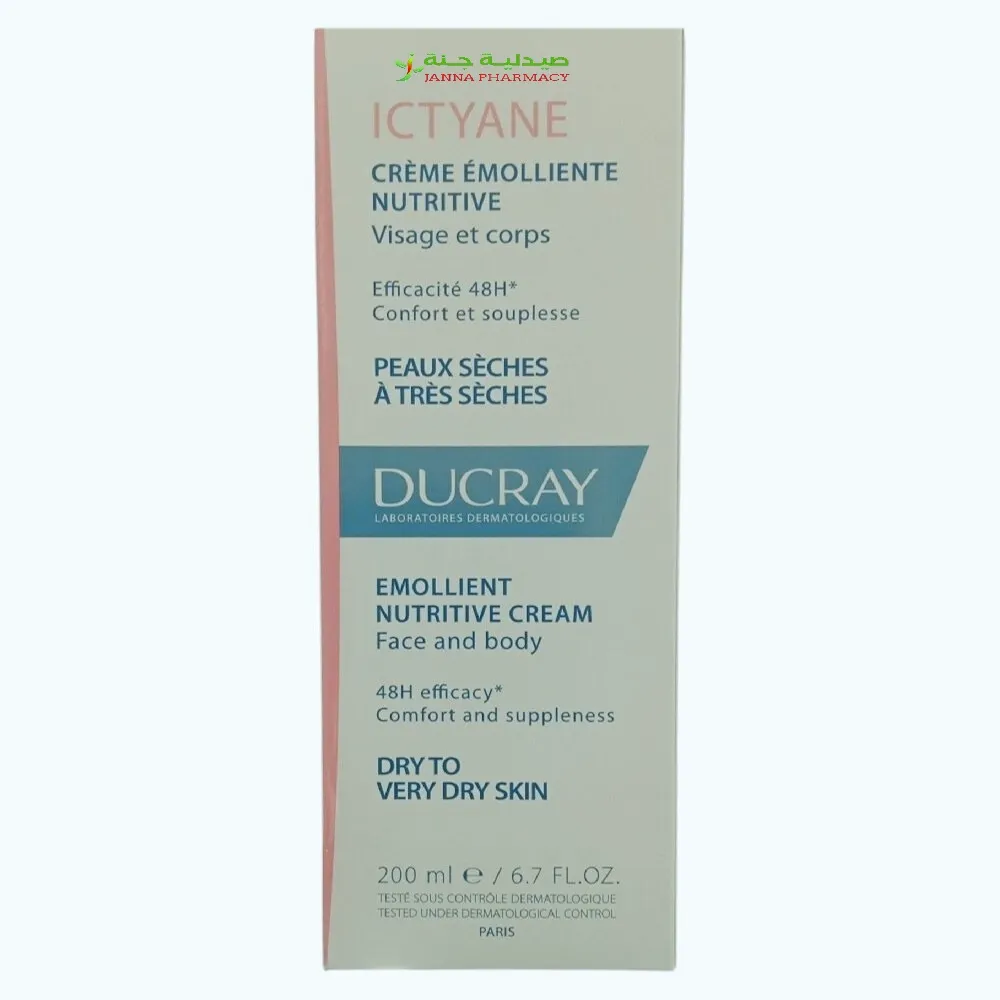 104147-1.webp Ducray Ictyane Cream 200ml - Image 1