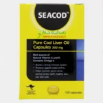 Geltec Seacod Pure Cod Liver Oil 300mg Caps 500 S