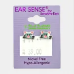 Ear Sense K8 Cat Stud Earrings