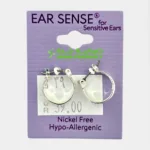 Ear Sense K10 Silver Hoop Earrings