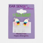 Ear Sense K16 Colourful Bee Stud Earrings