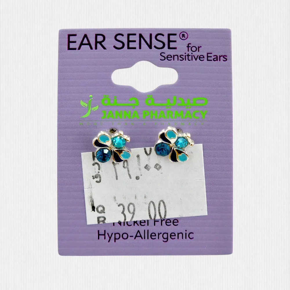 104722-1.webp Ear Sense K22 Turquoise Bee Stud Earrings - Image 1
