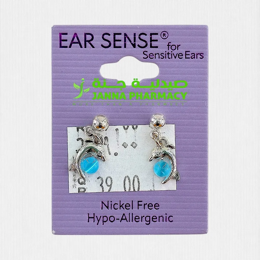 104724-1.webp Ear Sense K24 Dolphin Blue Pearl Earrings - Image 1