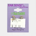 Ear Sense K29 Gold Encrusted Moon and Star Earrings