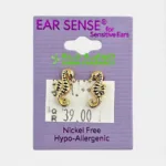 Ear Sense K33 Gold Seahorse Stud Earrings