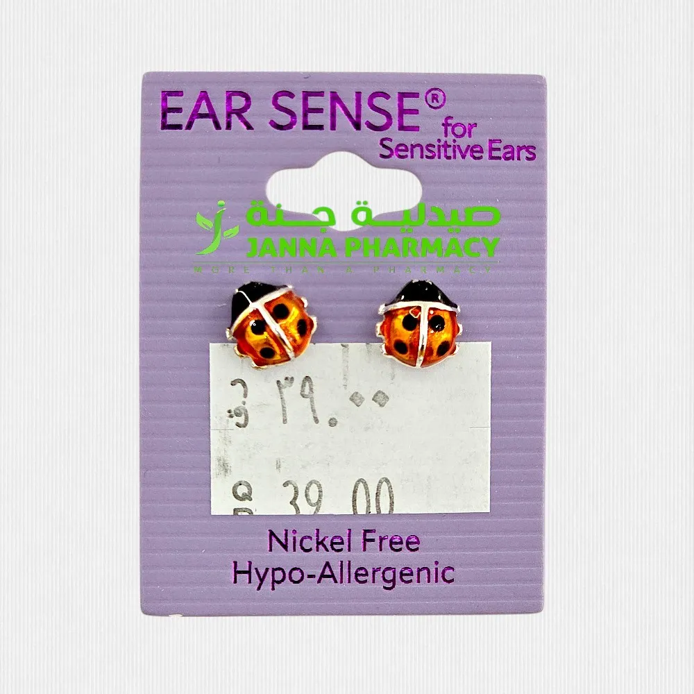104736-1.webp Ear Sense K37 Ladybird Stud Earrings - Image 1