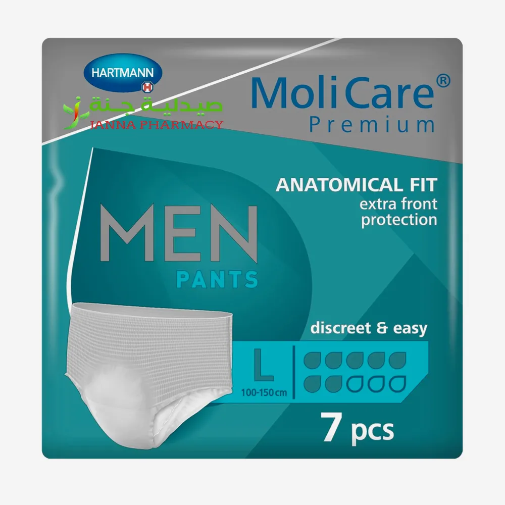 105217-Edited-1.webp MoliCare Premium Men Pants (L) 7 Drops 7pcs. (828) - Image 1