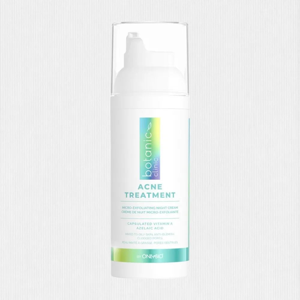 105354-1.webp Botanic Clinic Acne Treatment Micro‑Exfoliating Night Cream 50 ml - Image 1