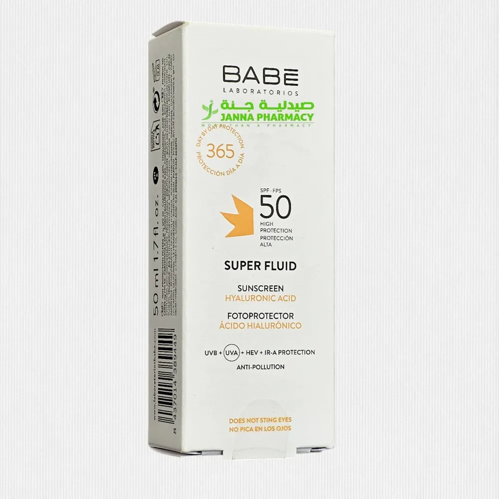 105422-1.webp Babe Super Fluid Sun Spf50 50ml - Image 1
