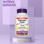 Webber Naturals Magnesium Citrate 150mg Cap 60's
