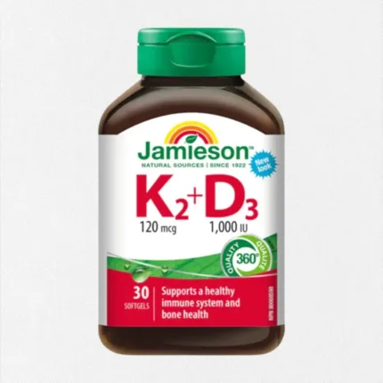 Jamieson Vit K2+D3 120mcg/1000iu Tab 30's