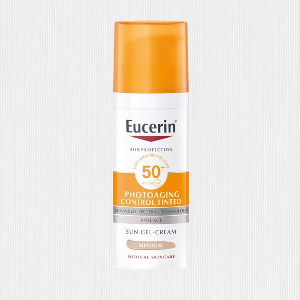 105651-1.jpg Eucerin Spf 50+Tinted Sun Cream 50ml - Image 1