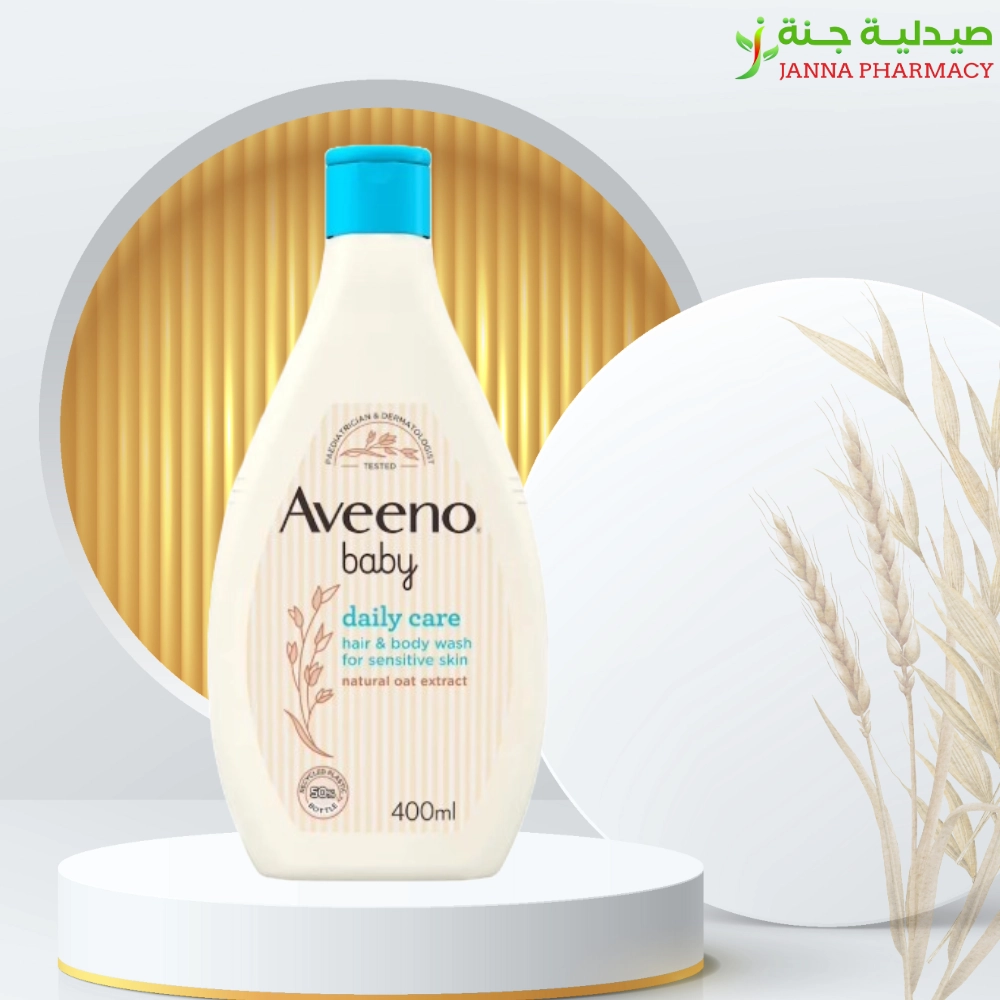 105663.webp Aveeno Baby Hair and Body Wash 250ml - Image 1