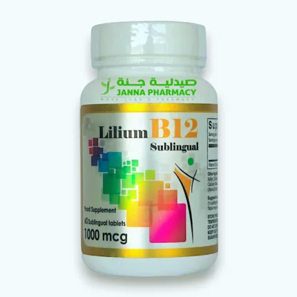 Lilium Vitamin B12 Sublingual 1000mcg 60 Tab