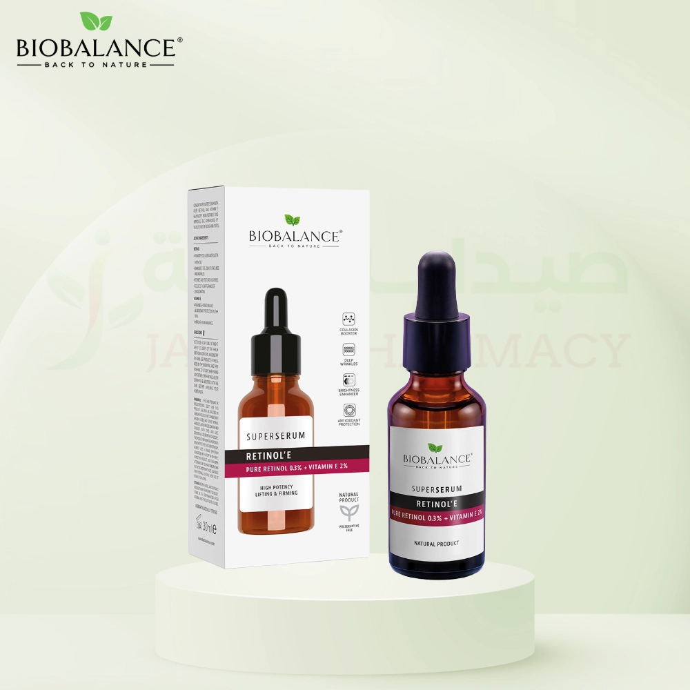 105703-22.webp Bio Balance Pure Retinol 0.3%+Vitamin E 2% Serum 30ml - Image 1