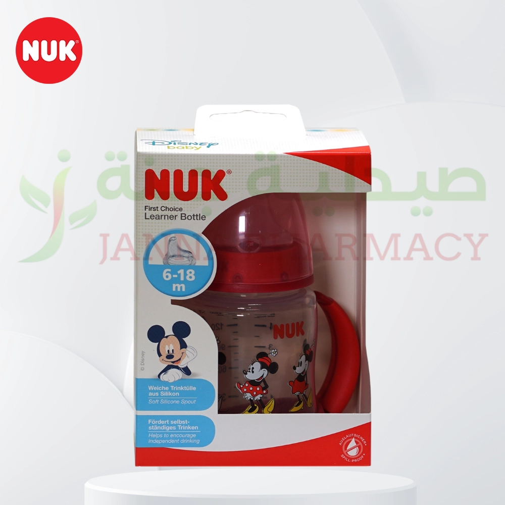 105703-42.webp Nuk Learner Bottle Mickey Red - Image 1