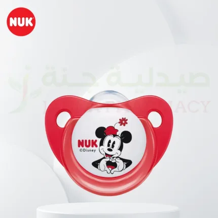 Nuk Pacifier S1 Space Silicone Soother Disney Mickey Mouse Red (0-6 M)