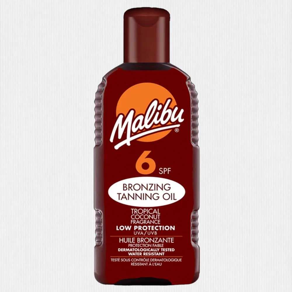 105839-1.jpg Malibu Spf 6 Bronzing Tanning Oil 200ml - Image 1