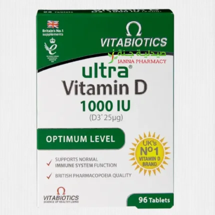 Vitabiotics Ultra Vitamin D 1000 Iu Tab 96's