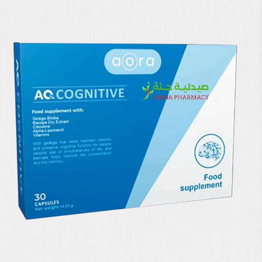 106184-1.webp Aora Aq Cognitive Cap 30's - Image 1