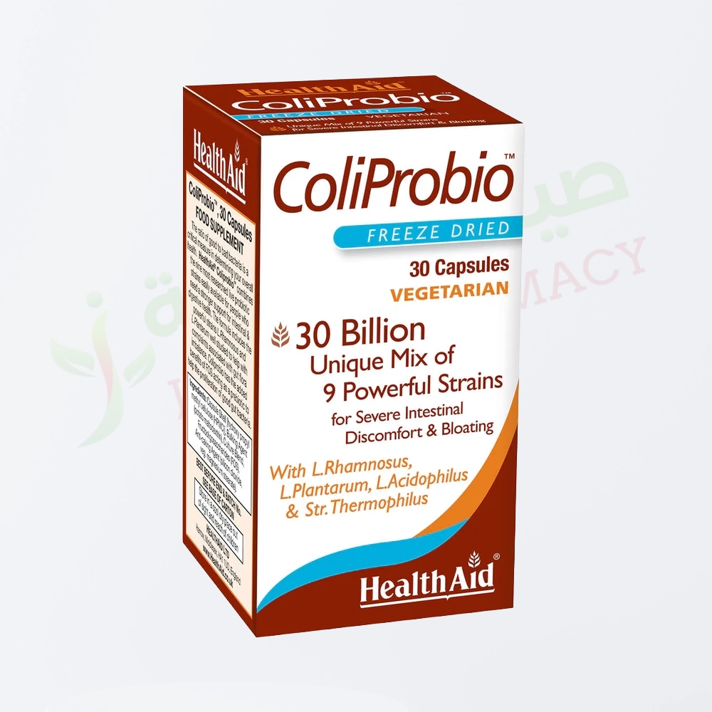 106377.webp HealthAid Coliprobio 30 billion Veg cap 30's - Image 1