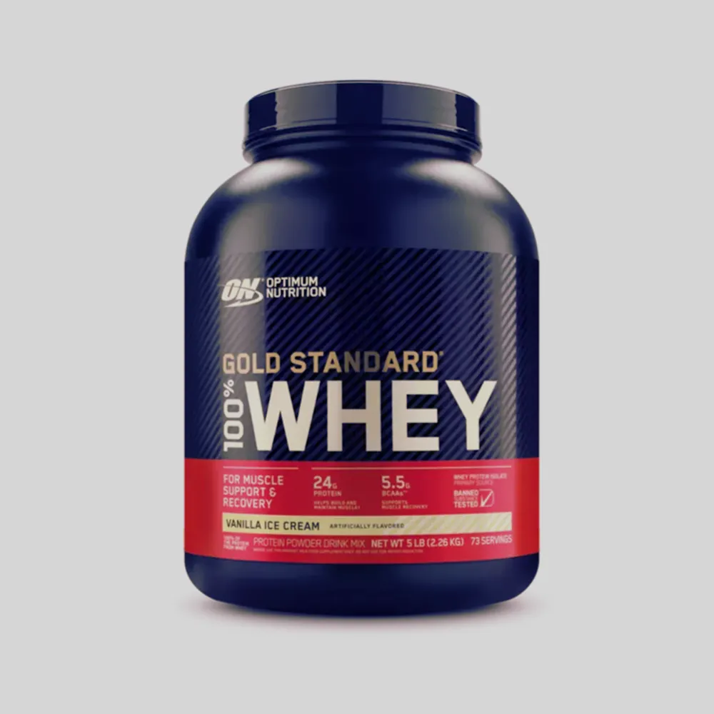 106425-Edited.webp Optimum Nutrition Gold Standard Whey Vanilla Ice Cream 2.26 Kg - Image 1