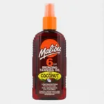 Malibu Spf 6 Bronzing Tanning Oil Coconut 200ml