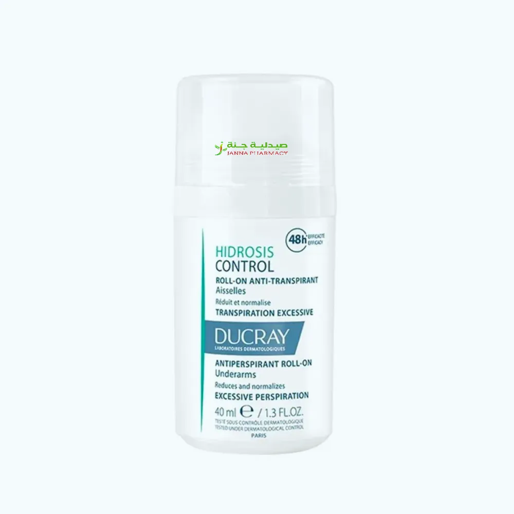 106706-1.webp Ducray Hidrosis Control Roll On 40ml - Image 1
