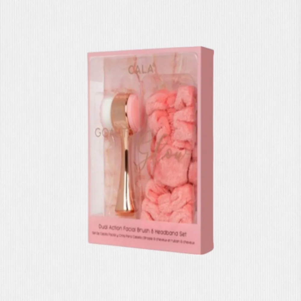 107004-1.jpg Cala Goal To Glow Facial Brush & Headband Set - Image 1