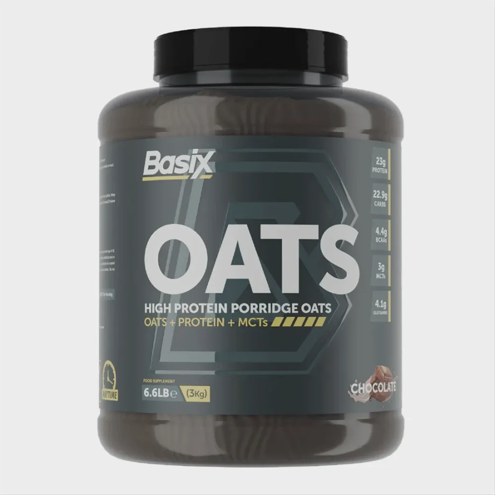 107020-Edited.webp Basix Oats Chocolate Flavour 6.6lb - Image 1