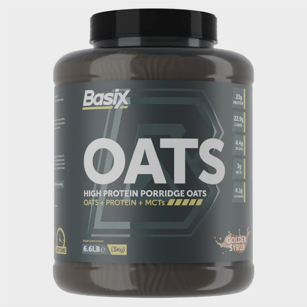 107021-Edited.webp Basix Oats Golden Syrup Flavour 6.6lb - Image 1