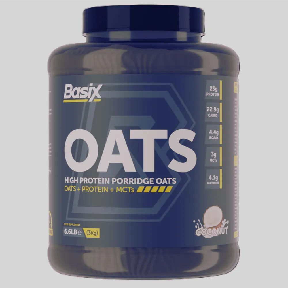 107022-Edited.webp Basix Oats Coconut Flavour 6.6lb - Image 1