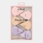 Cala Velvet Powder Puffs Nude/Pink-12pcs 76070
