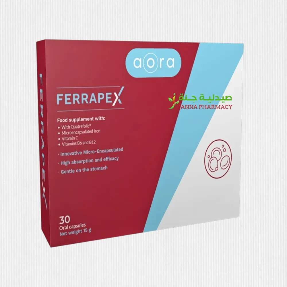 107088-1.webp Aora Ferrapex Cap 30's - Image 1